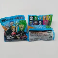 東京リベンジャーズ ラウンドワン コラボ ミニフィギュアストラップ　２個