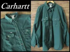 G② TA177 XL～XXL 80s90s カーハート シャモアクロス シャツ