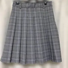 Lサイズ チェック柄 プリーツスカート