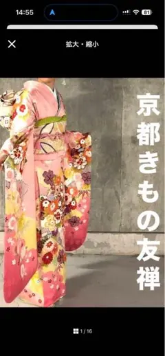 商談中 素材取りFHBF01大正ロマン 正絹絞り 完全姫系ビンテージ振袖 