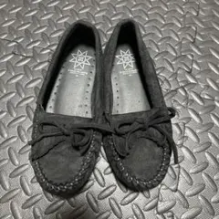 ブラックフライデー★モカシン　ブラックMサイズ