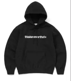 thisisneverthat ブラック ロゴパーカー Sサイズのサムネイル