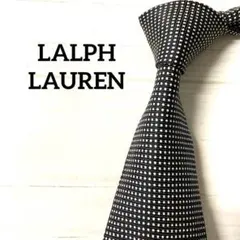 ラルフローレン　RALPH LAUREN ネクタイ　水玉　ドット　ブラックのサムネイル