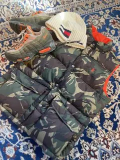 POLO Ralph Lauren リバーシブルダウンベスト　カモフラ　迷彩