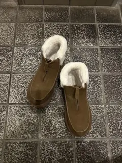 【forksy.】厚底チロリアンブーツ キャメル LL