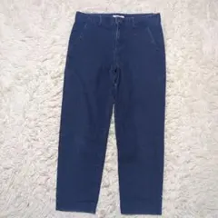 グローバルワーク デニム パンツ インディゴブルー M カジュアル 定番