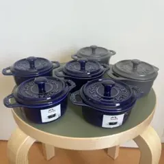 staub セラミック10cm フランス製　まとめ売り　6個のサムネイル
