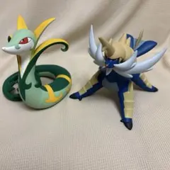 ポケモン ソフビフィギュア ジャローダ＆ダイケンキ セット