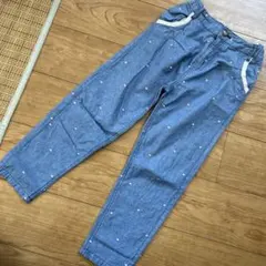 tasifushu様専用 デニム ハート刺繍　パンツ　130