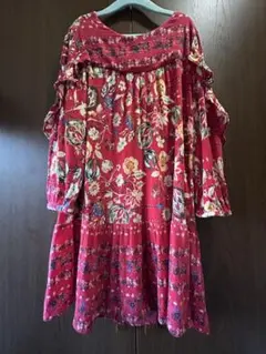 ZARA 花柄 ボタニカル　ワンピース 130