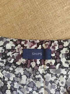 SHIPS リバティ 半袖ワンピース