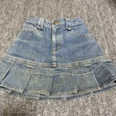 BURBERRY デニムフレアスカート 110A