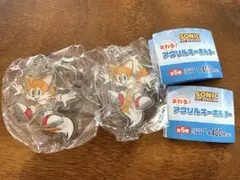 テイルス　ソニック　まわる！アクリルキーホルダー　２個セット　新品未開封