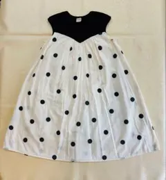 No.544 petit mainプティマイン ワンピース 130cm ドット