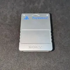 6.PS2メモリーカード サテンシルバー SCPH-10020
