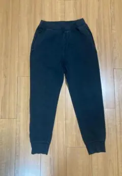 黒 スウェットパンツ サイドポケット付き