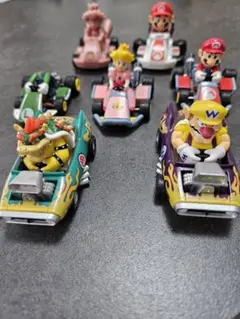 マリオカート7 プルバック フィギュア まとめ売り 7個セット 任天堂 マリオカート7 プルバック フィギュア まとめ売り 7個セット