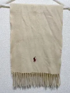 ポロラルフローレン　POLO RALPH LAUREN ウール100% マフラー