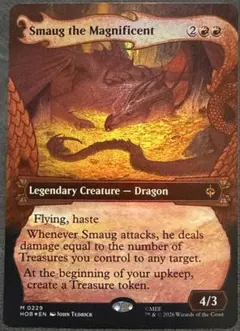 MTG ホビット 壮大なる者、スマウグ 日本語版 サージfoil - メルカリ