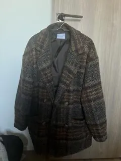 最終値下げ CLASSICAL ELF チェック柄 ダブルボタンコート