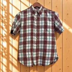 SUGAR CANE シュガーケーン SC35047 チェックシャツ 半袖 M