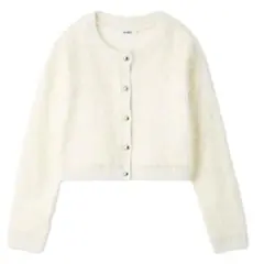 SNIDEL ストラクチャーレースニットカーディガン