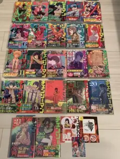 チェンソーマン 1-21 全巻　初版　帯付き　小説　未開封多数　おまけ付 藤本タツキ チェンソーマン 1巻-21巻 全巻初版 帯付き 美品 新品