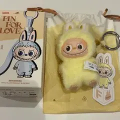 【正規品】 ラブブ ぬいぐるみ アルファベット PIN FOR LOVE F