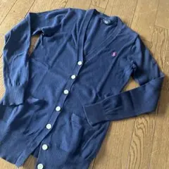 カーディガン ネイビー トップス