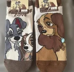 わんわん物語　レディ　トランプ　ソックス　靴下　22〜24cm ディズニー