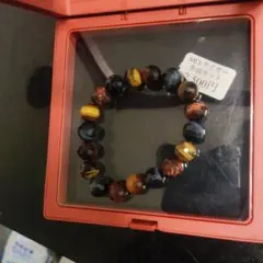 ミックスタイガーアイ ファセットカット ブレスレット