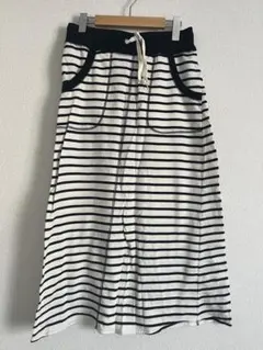 ボーダー スカート レディース L