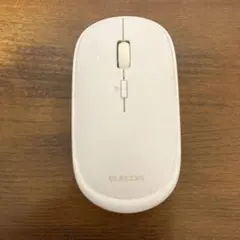 マウス　ワイヤレス　エレコム　ELECOM　ホワイト　薄型　Bluetooth