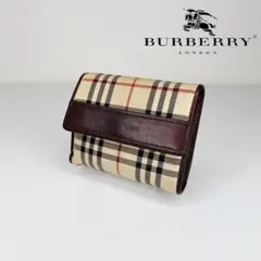 BURBERRY　バーバリー　ノバチェック　折財布　三つ折り