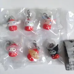 サンリオキャラクターズ　いちごめじるしアクセサリー　全6種コンプリート　ガチャ