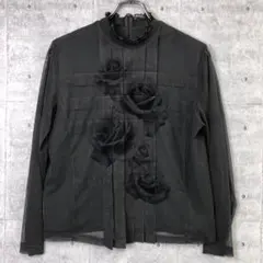 フリルカラー ブラウス シャツ