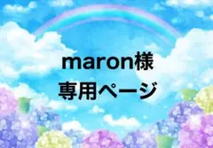 maron様　専用ページ　月末まで