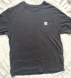 carhartt L サイズ　LOOSEFIT 大きめ　ポケット半袖　ロゴ