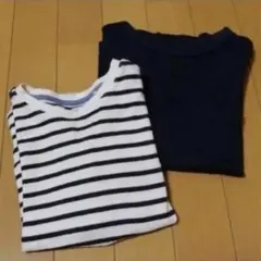 ユニクロ　カットソー　長袖カットソー 120cm ２枚セット　UNIQLO