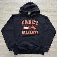 JERZEES M プルオーバーパーカー 裏起毛 黒 シーホークス