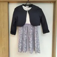 anyFAM フォーマルドレス 130cm ネイビー 卒園式　女の子