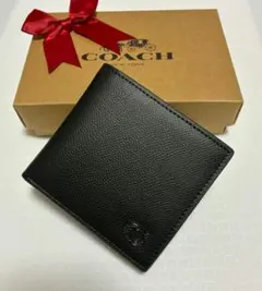 【オープン価格】新品COACH 二つ折り財布 Cロゴ アウトレット