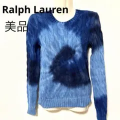 ✨美品　Ralph Lauren コットン　ポニー刺繍　ニットセーター