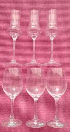 シュピゲラウ　2種類 各3脚　ワイングラス 合計6脚セット