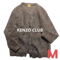 【美品】KENZO アンサンブル ニット カーディガン ビンテージ 総柄 シルク 美品】KENZO アンサンブル ニット カーディガン ビンテージ 総柄