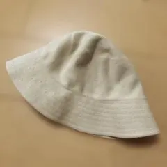 ユニクロ　UVカットニットハット ベージュ