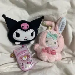 サンリオ ぬいぐるみ マスコット マイメロ クロミ キティー セット