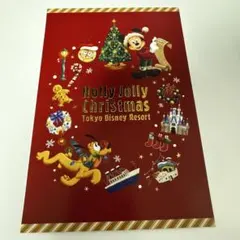 ディズニー　ポストカード　クリスマス　一枚のみ