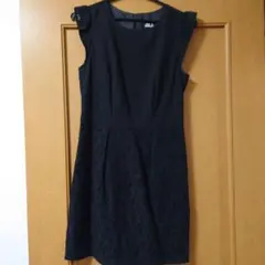 JILL by JILLSTUART 黒 ワンピース フリル袖