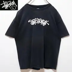 Stussy ステューシー フロント ロゴ グラフィック 半袖 Tシャツ